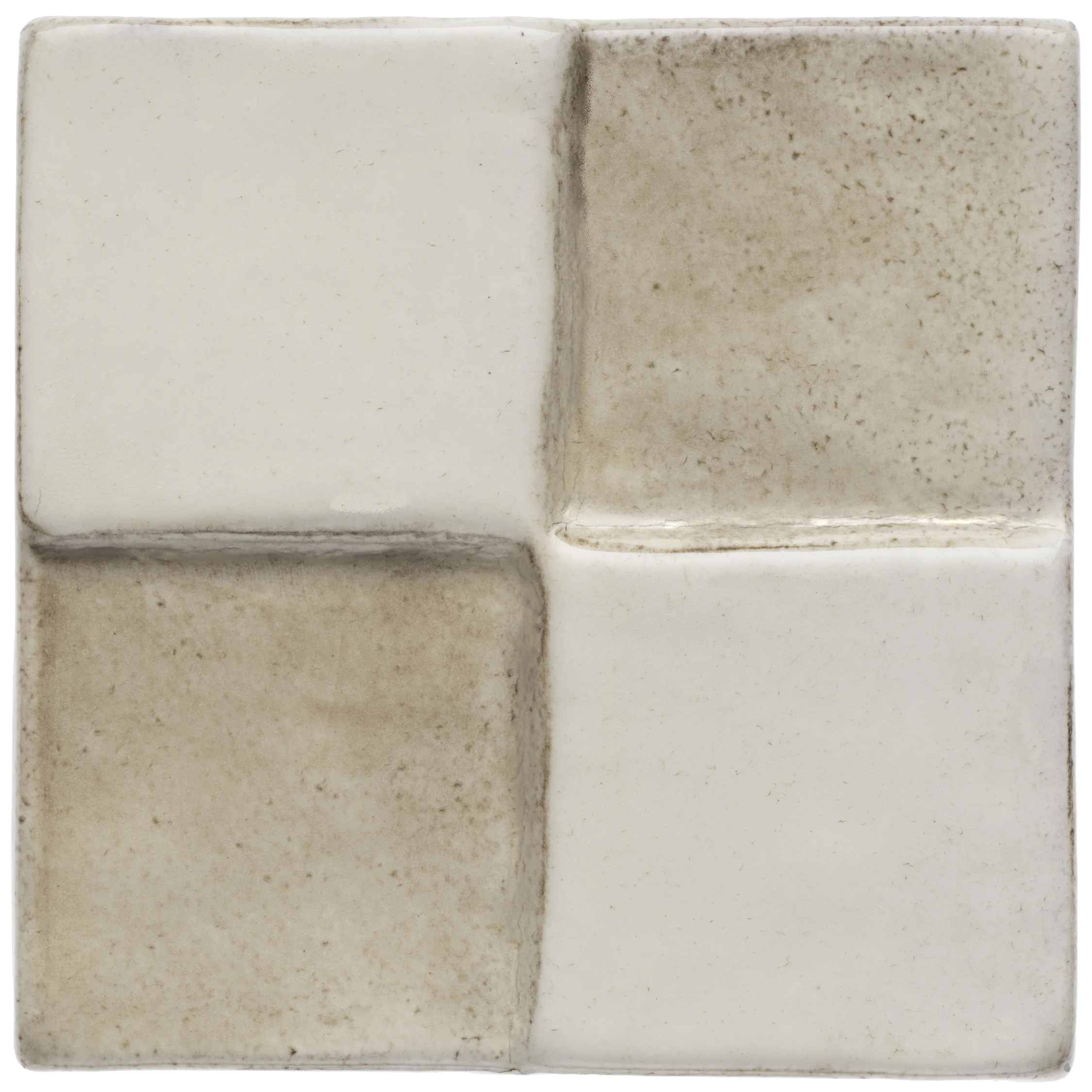 102-Checker 4x4 Ceramic Handmade Tile | Moore-Merkowitz